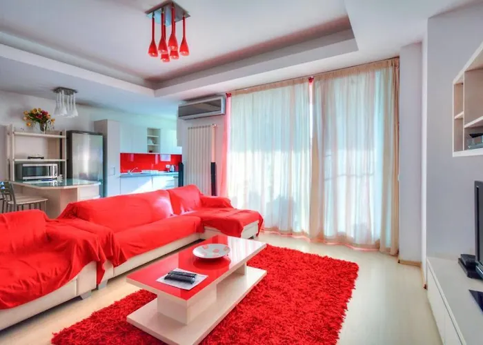 - North Area View Residences - 3 Bedrooms - Herastrau - Baneasa Hotel Boekarest