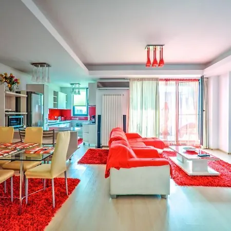- North Area View Residences - 3 Bedrooms - Herastrau - Baneasa Szálloda Bukarest