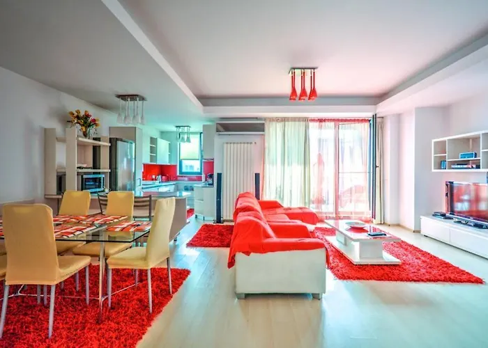 - North Area View Residences - 3 Bedrooms - Herastrau - Baneasa Hotel Bukareszt